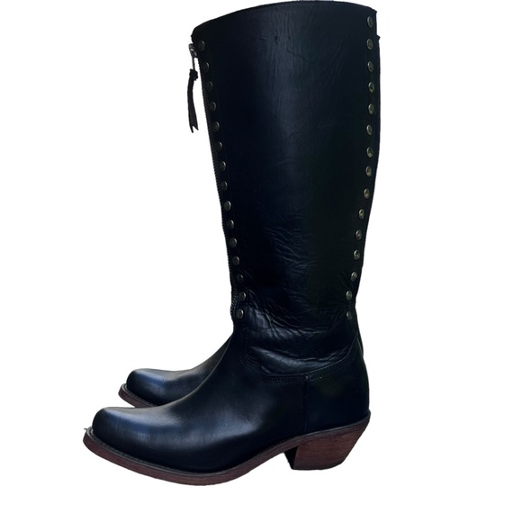 Reba By Justin Zip-Up Leslie Western Boot Size 6 1/2 B - Picture 4 of 14